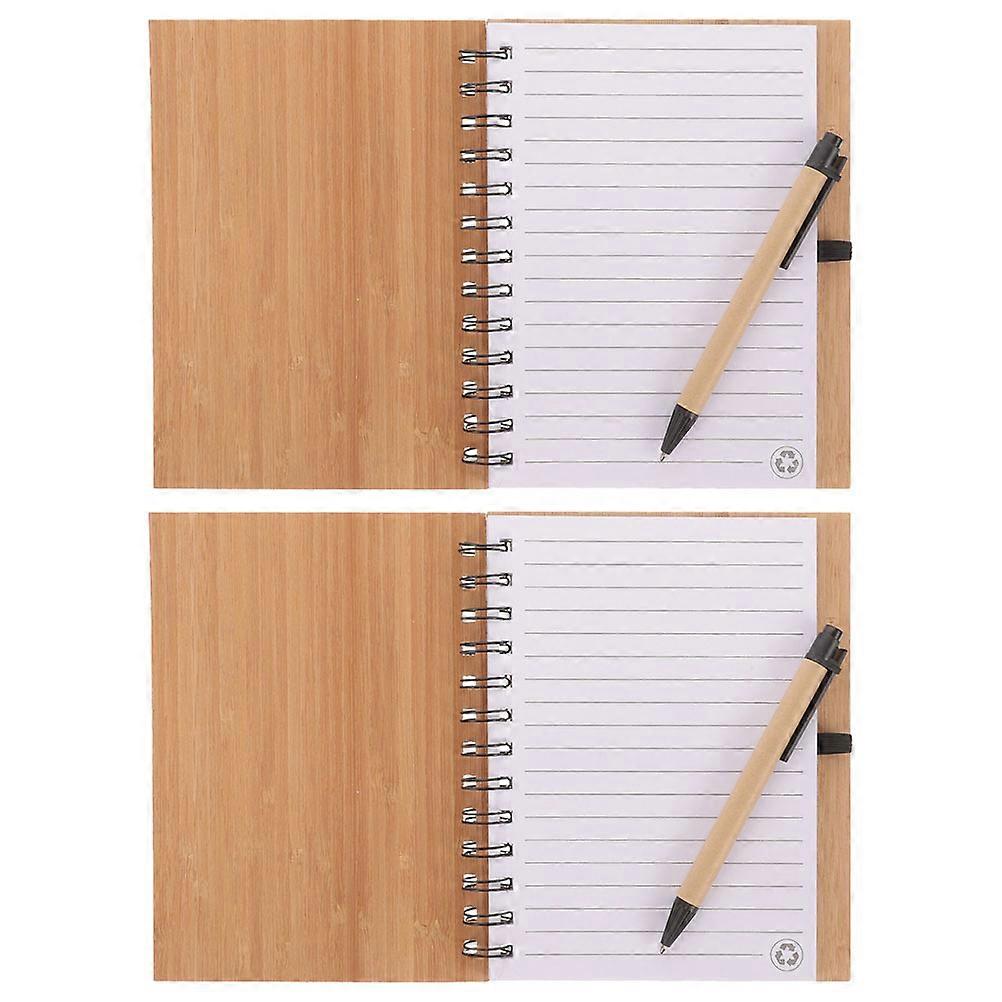 2 Sets of Portable Note Pad Convenient Notepad Compact Planner Notepad Plan Supply