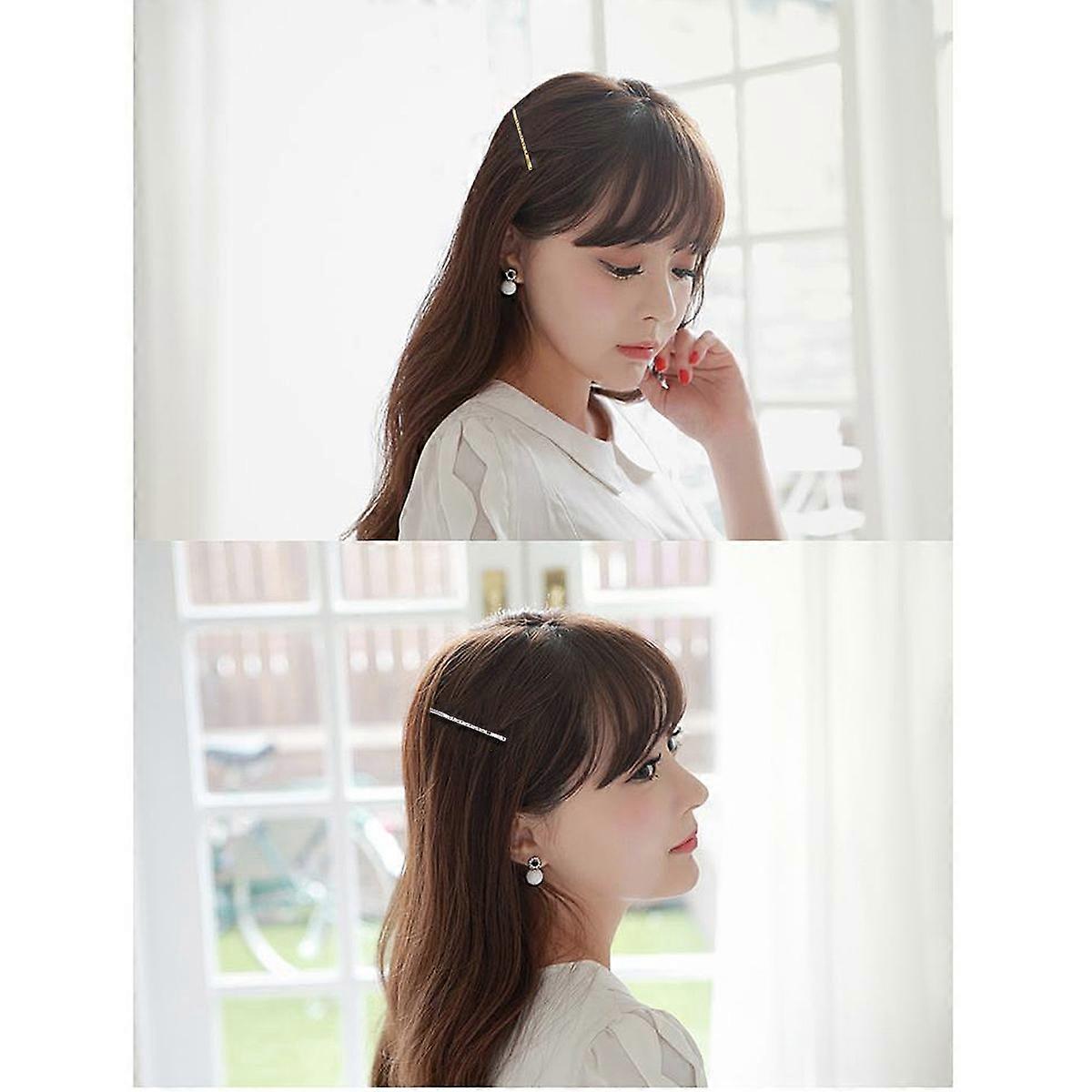 72 قطعة من مشابك الشعر المعدنية Twisty Bobby Hair Barrettes للسيدات الفتيات (ذهبي ، ذهبي وردي وأبيض K لكل 24 قطعة)