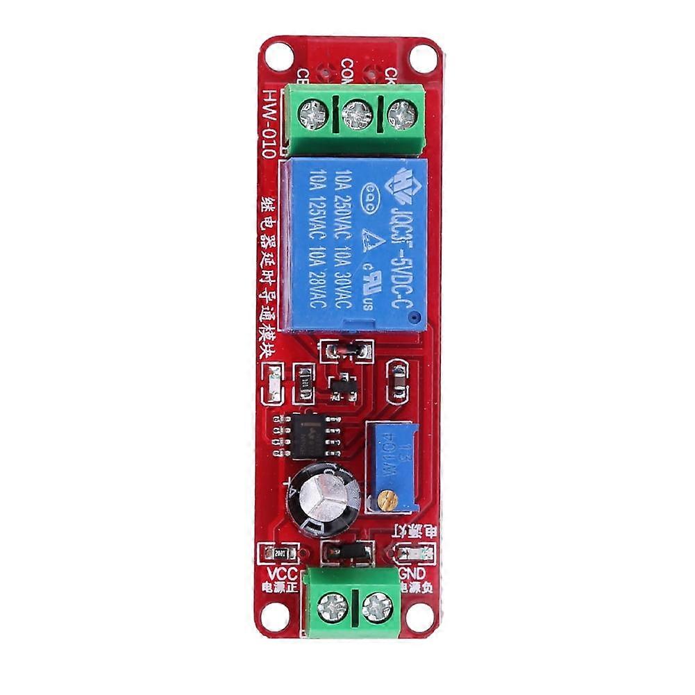 jixopn NE555 Delay Timer Switch Adjustable Module 0~10S Car Start Delay Switch Board 5/12V Pulse Generation Duty Cycle Electronic Components