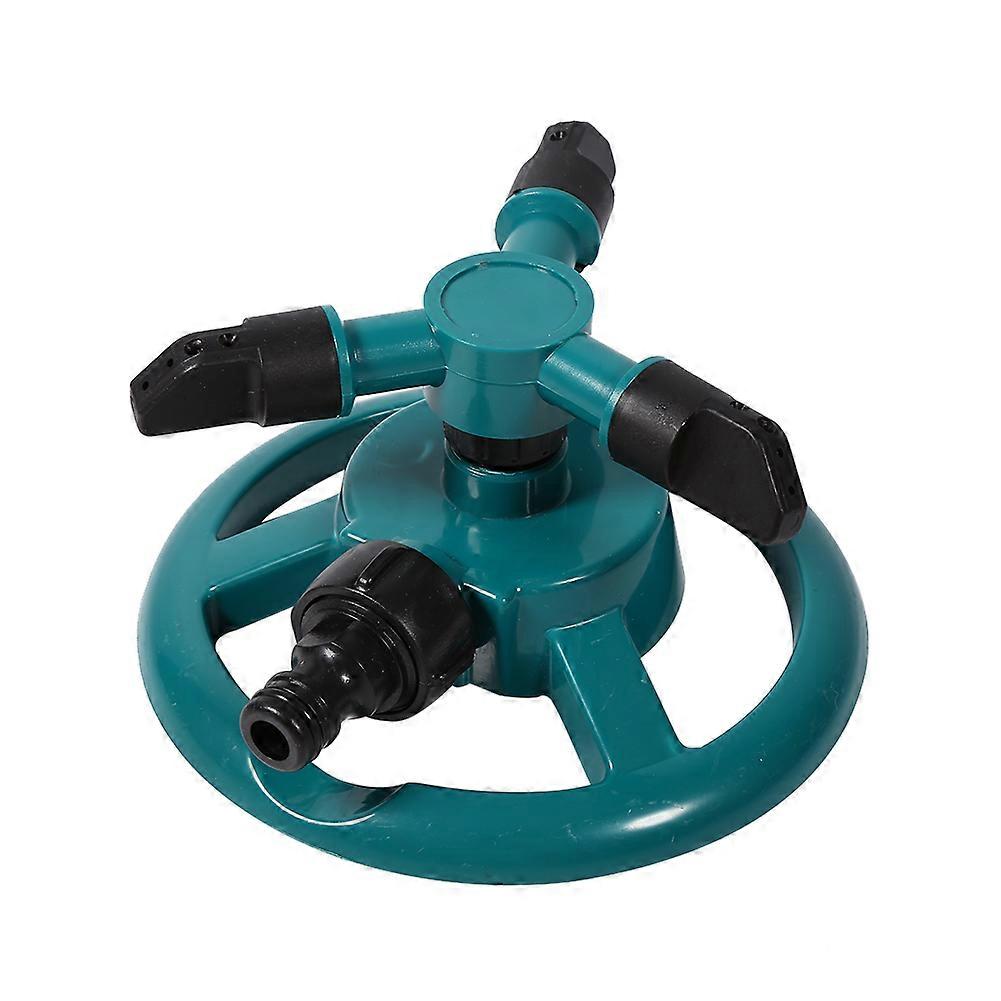 360° Fully Circle Rotating Watering Sprinkler Irrigation System 3 Nozzle Pipe Hose for Garden