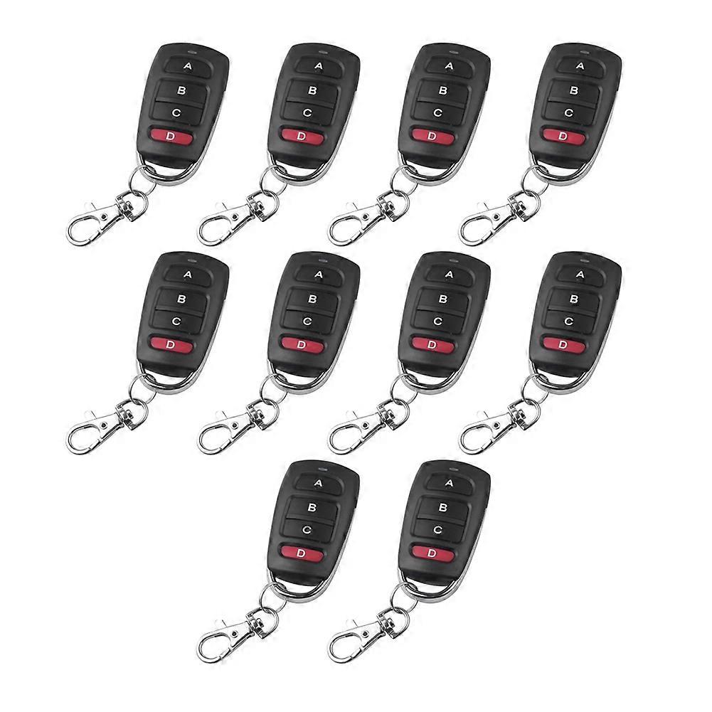 433MHz Copy Remote Control Electric Garage Door Opener Wireless Controller Duplicator Cloning Code Transmitter 10Pcs