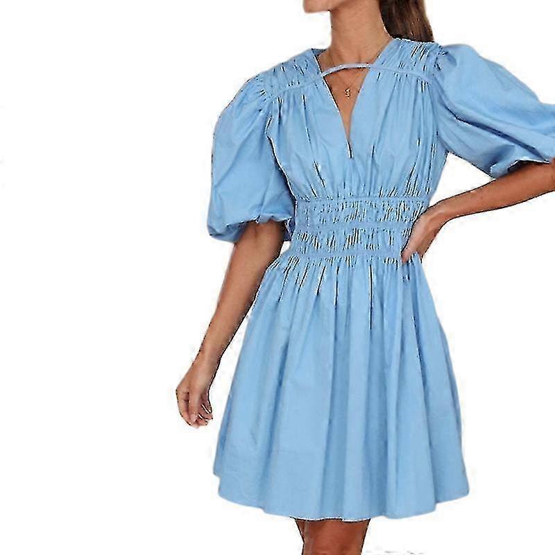 Women's Summer V-Neck Mini Dress