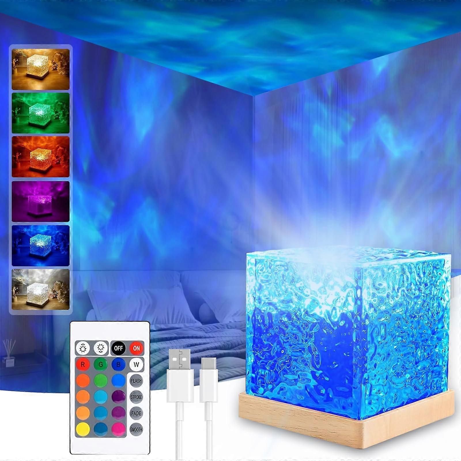 Galaxy Projector with Ocean Wave Lights, 16 Colors 162 Modes Night Light for Bedroom and Parties