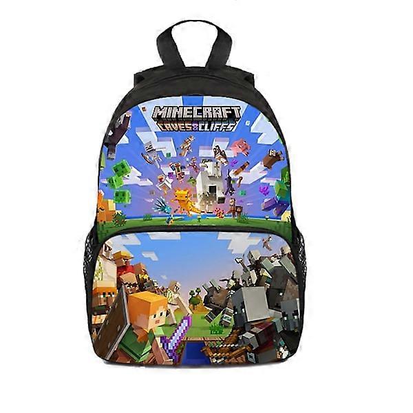 Minecraft Backpack for Kids School Bag Backpack Character Bag E