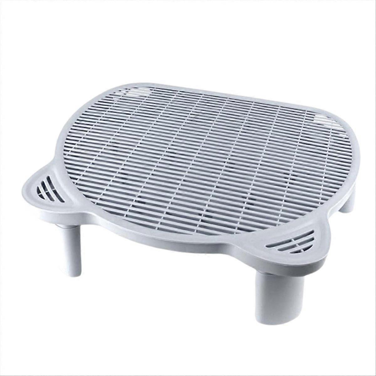 Adjustable Cat Ramp Litter Box Step Double Layer with Filter Function