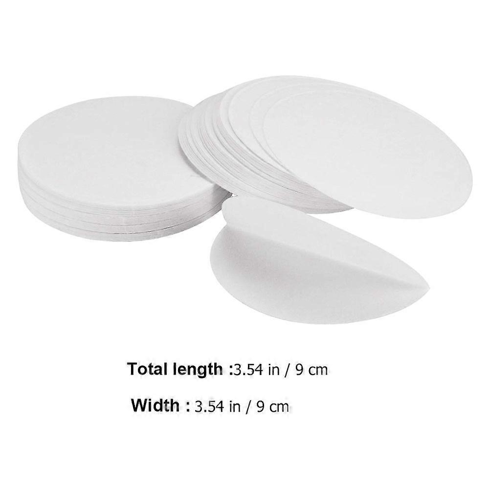 100 Sheets Qualitative Filter Paper Round Oil Test Paper Filter Discs for Labs