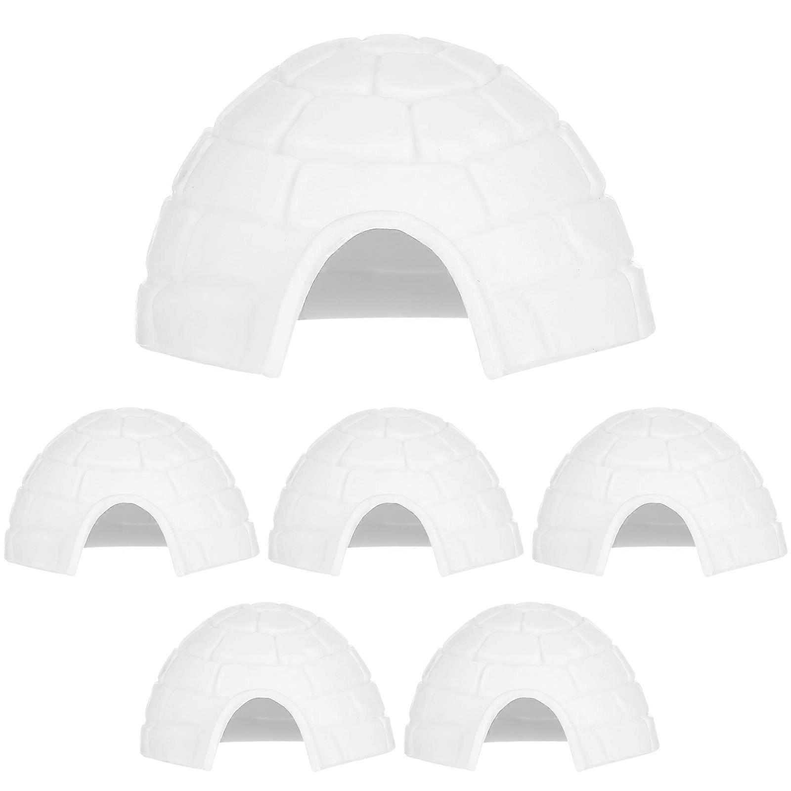 Igloo Ornament Creative Igloo Model for Playing 30Pcs Children Figurines