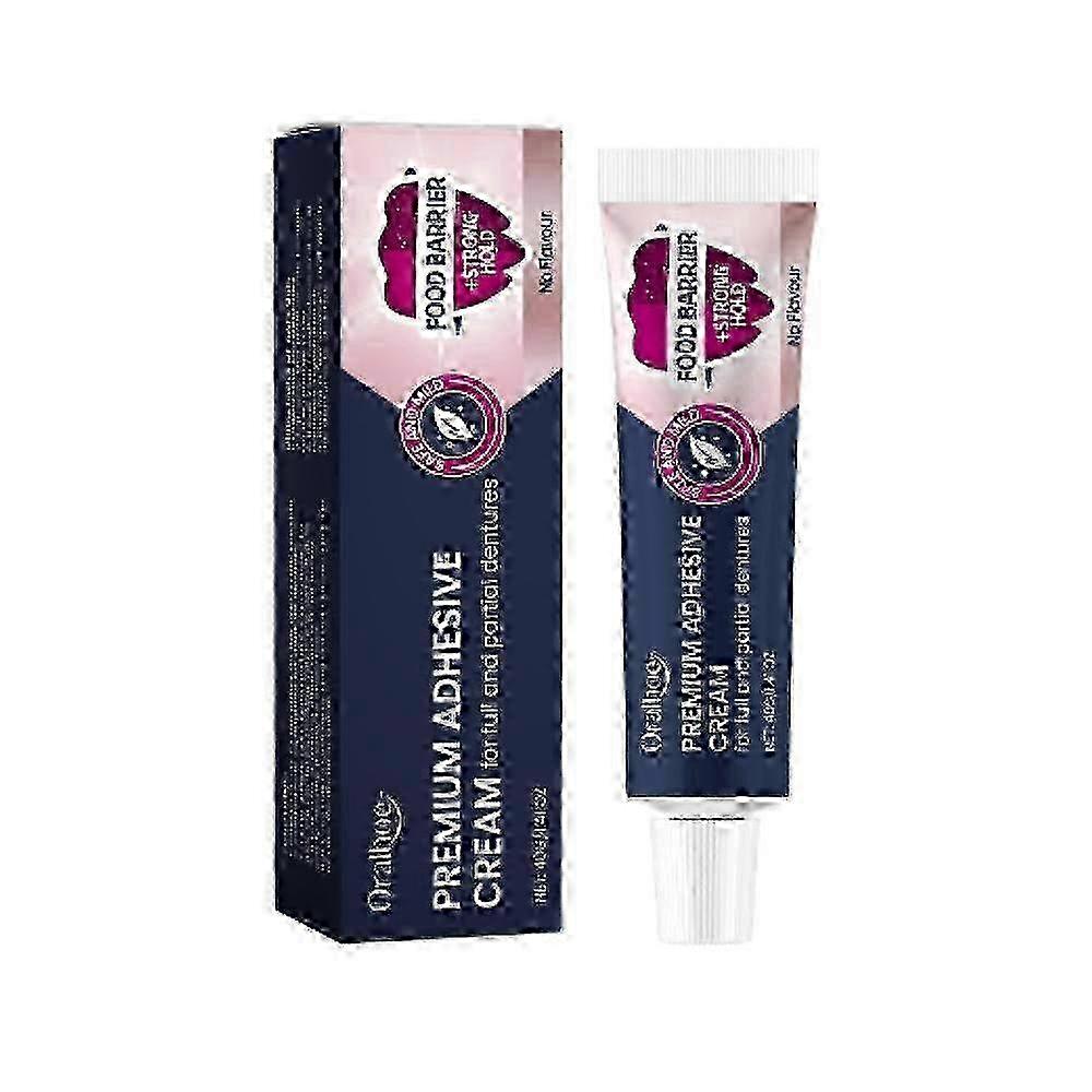 Denture Adhesive Fixing Cream Strong Hold Glue Cull Long Lasting