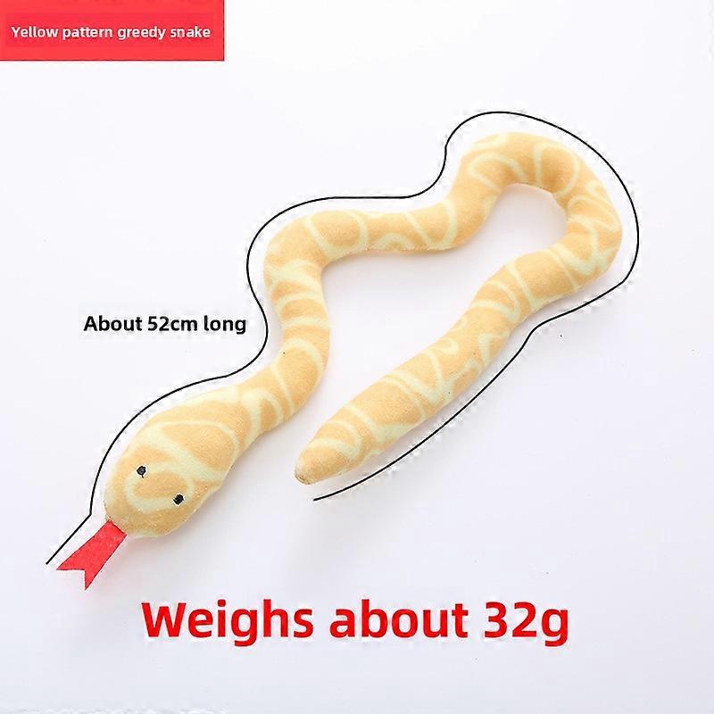 Cat Nip Snake Toys for Indoor Snaky Toy for Kitten Play Soft Plush Toy for Kitty Chewing Teeth Cleaning Interactive Toy for Pets