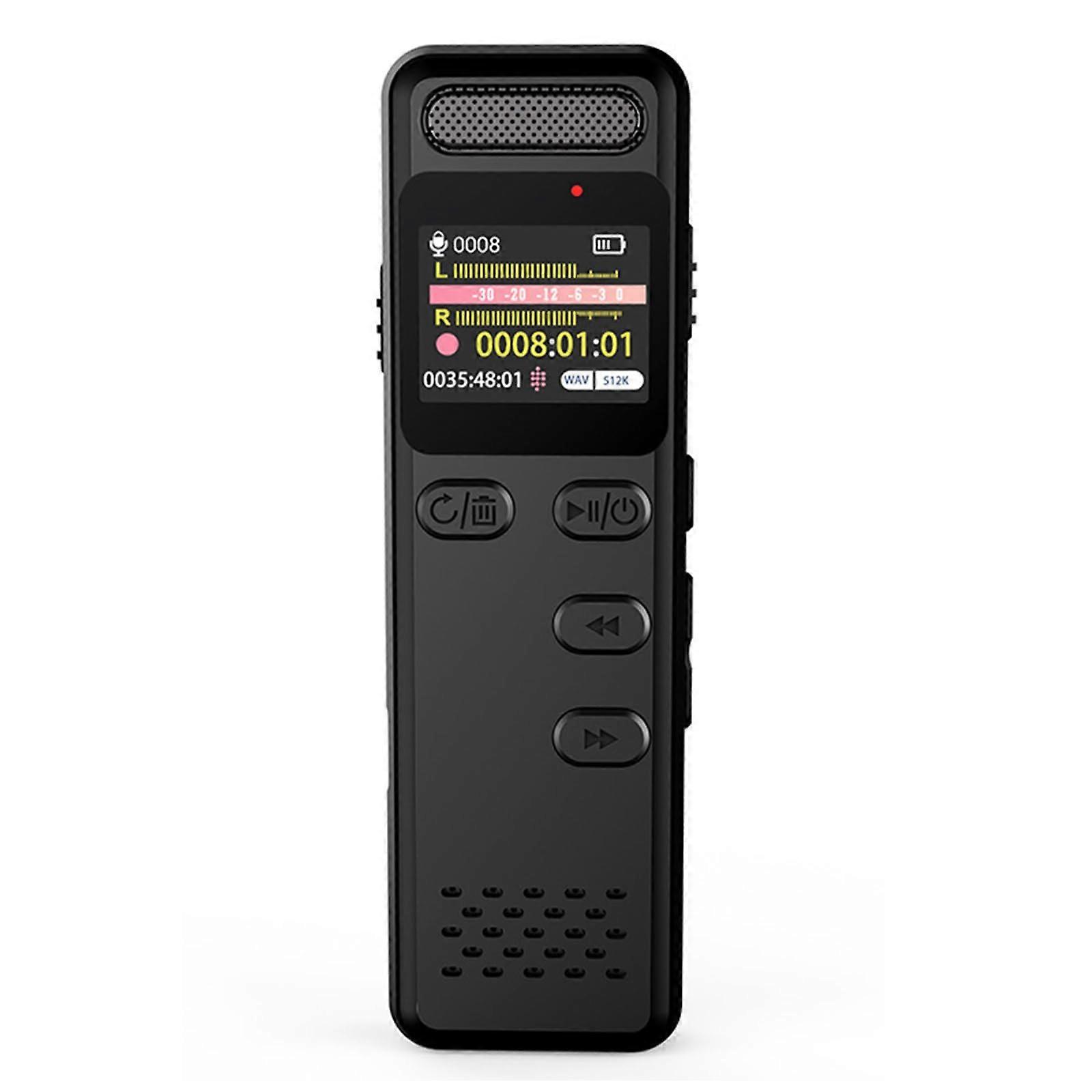 High-Fidelity Voice Recorder 16GB with 50H Battery Life, Noise Cancellation, and Auto File Sorting for Lectures and Meetings