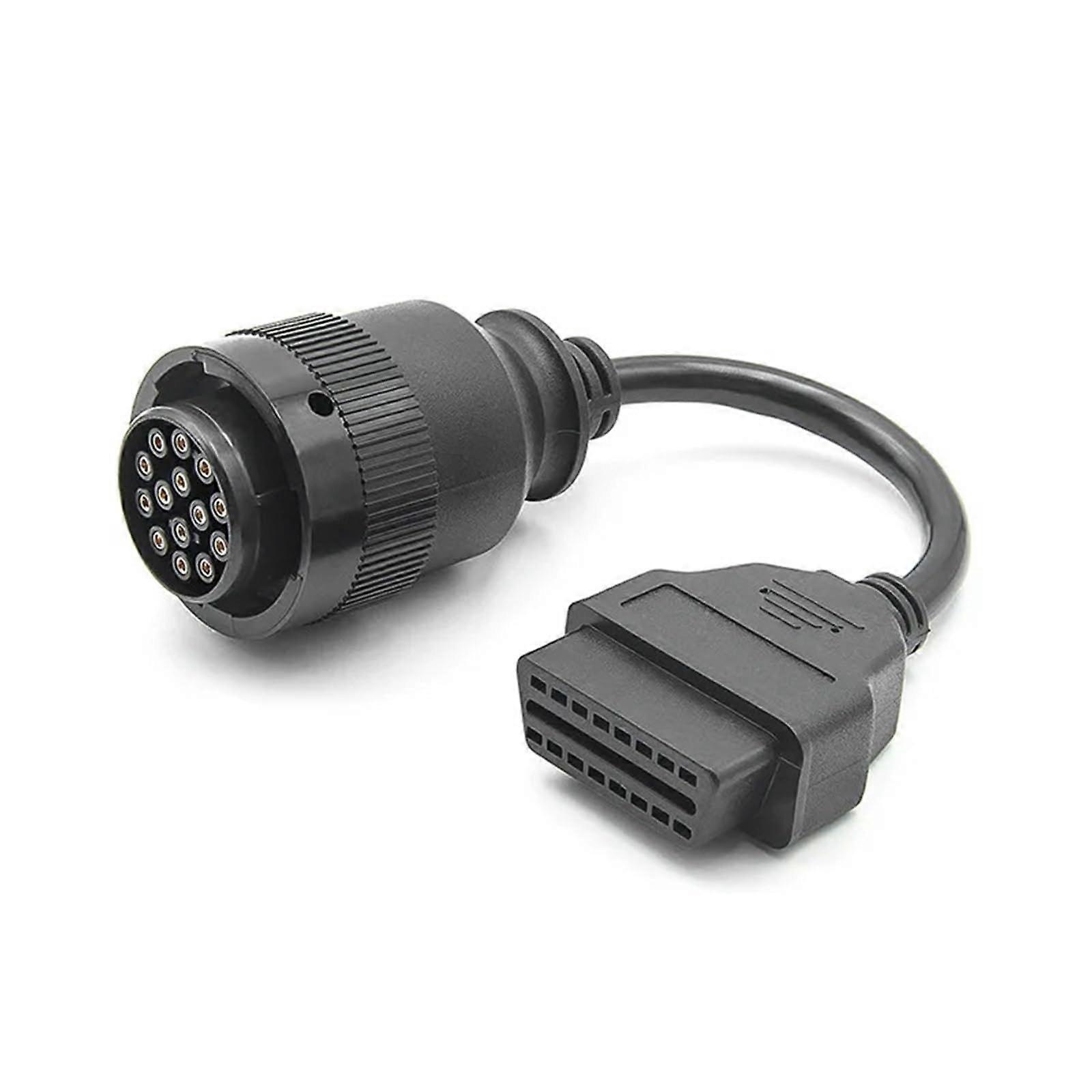 14 Pin to 16 Pin OBD2 Adapter for CAT Trucks Diagnostic Extension PlugandPlay Connector