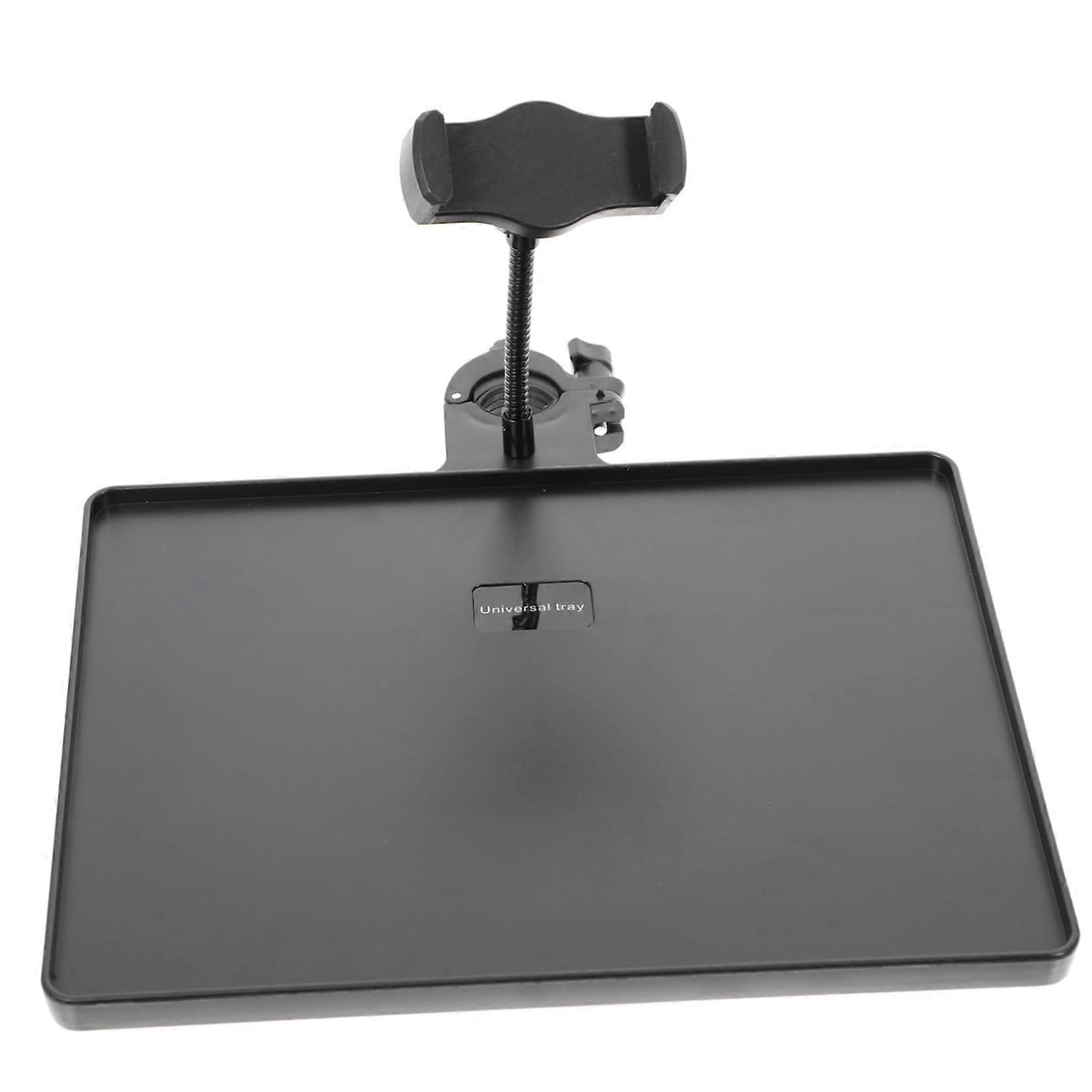 Microphone Rack Stand Tripod Shelf Adjustable Sound Card Holder for Live Performances and Studio Use