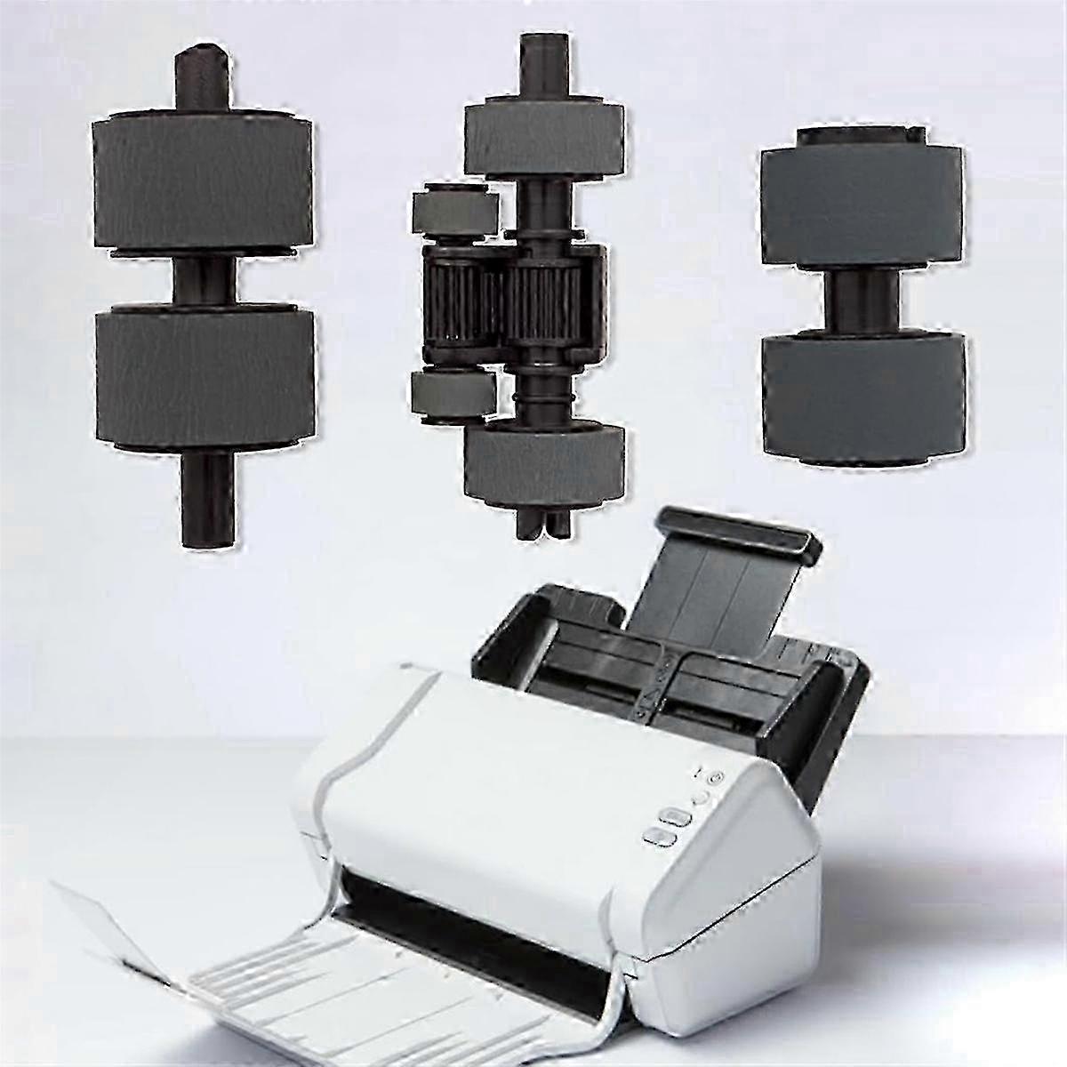 Scanner Roller Replacement Kit for ADS-2200 ADS-3100, Compatible with Brother ADS-2200 ADS-3100 Document Scanners