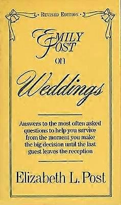 Emily Post on Weddings
