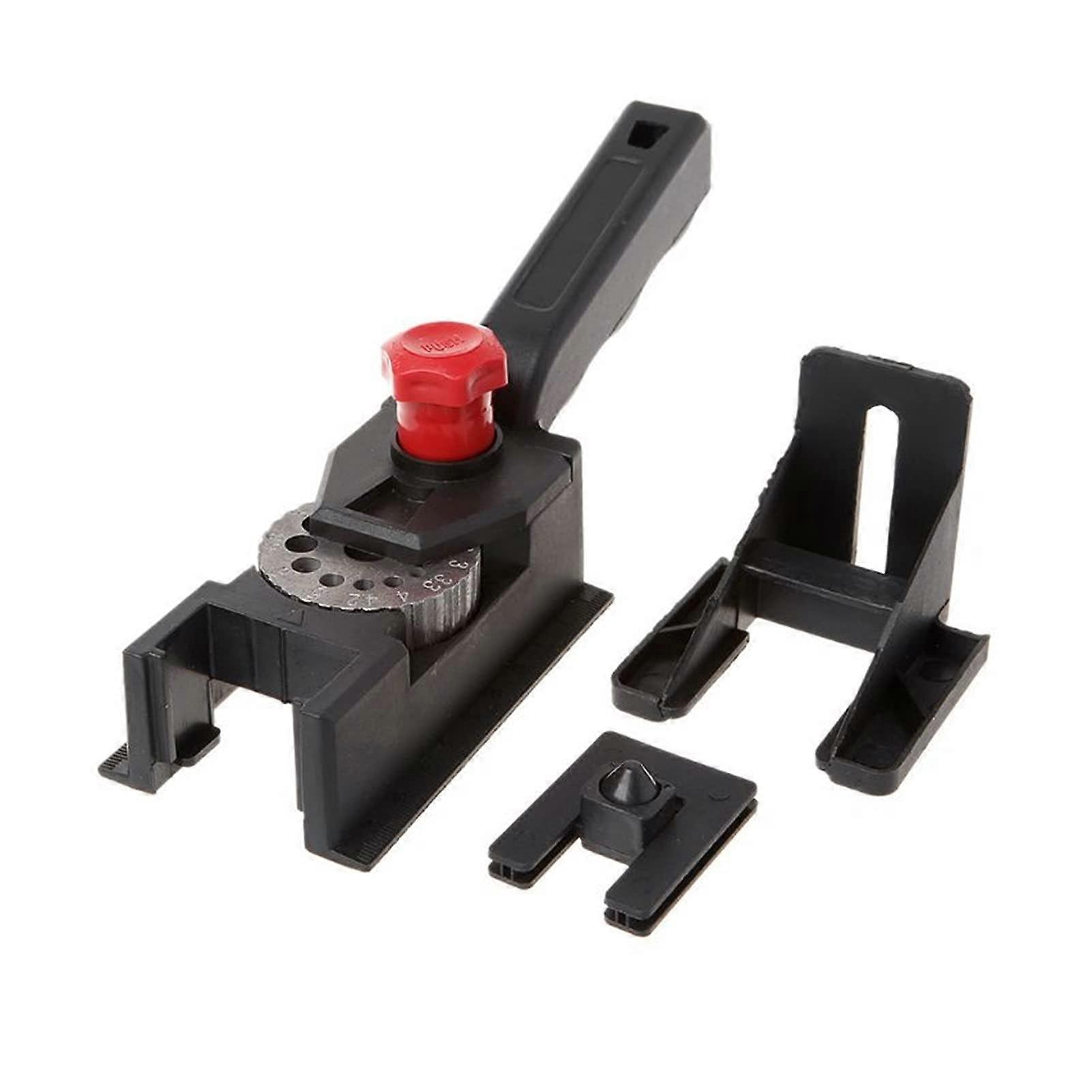 Woodworking Drill Guide 10 Holes 312mm Adjustable Precision Hole Drilling Tool for Shelves