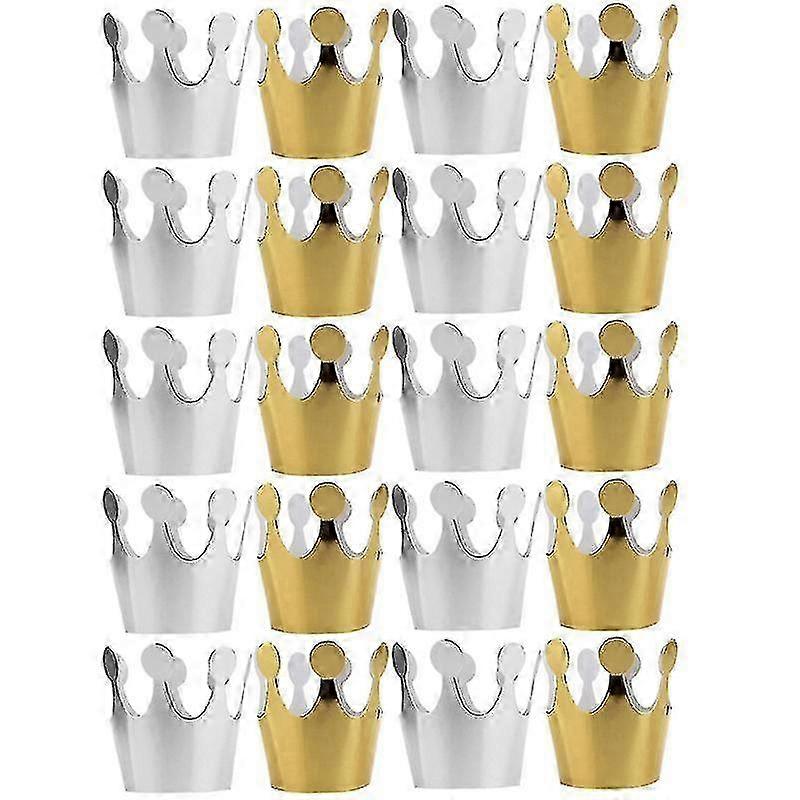 20pcs Birthday Crown Hats-c