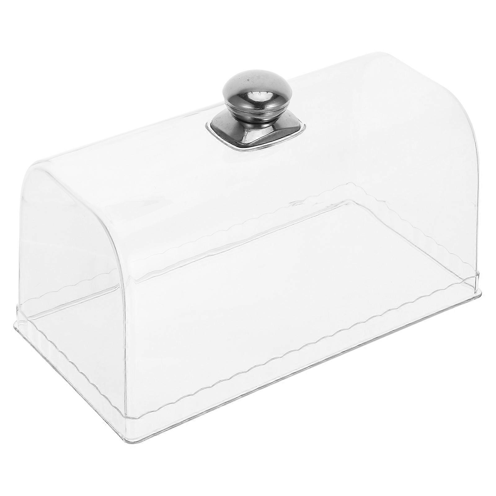 Rectangular Cake Accessory Dome Plate Cover Suitable For Outdoor Activities To Keep Fresh With 1Set