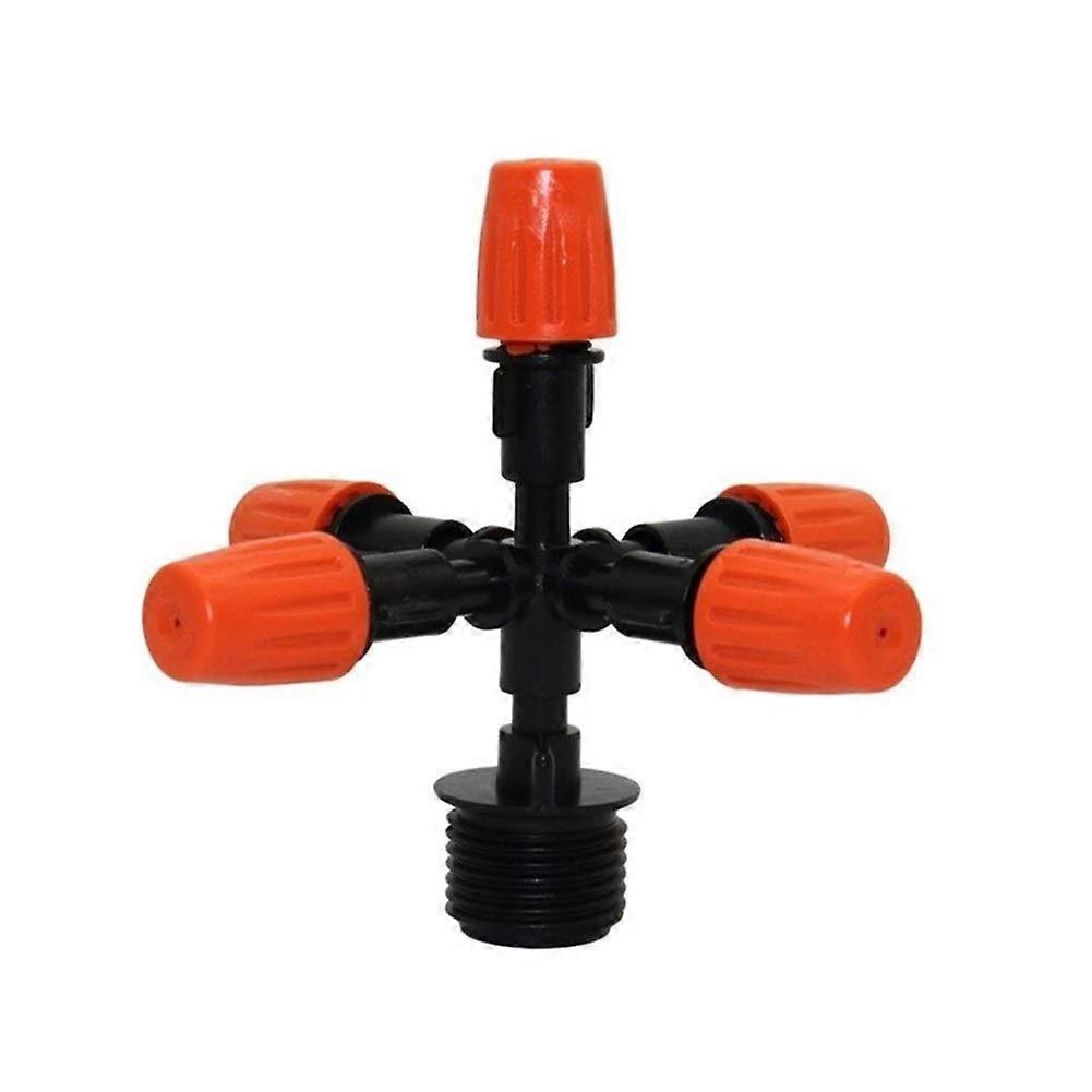 Garden Sprinkler 2 Pcs Adjustable Lawn Sprinkler 1/2 Inch Thread MultiNozzle for Full Coverage