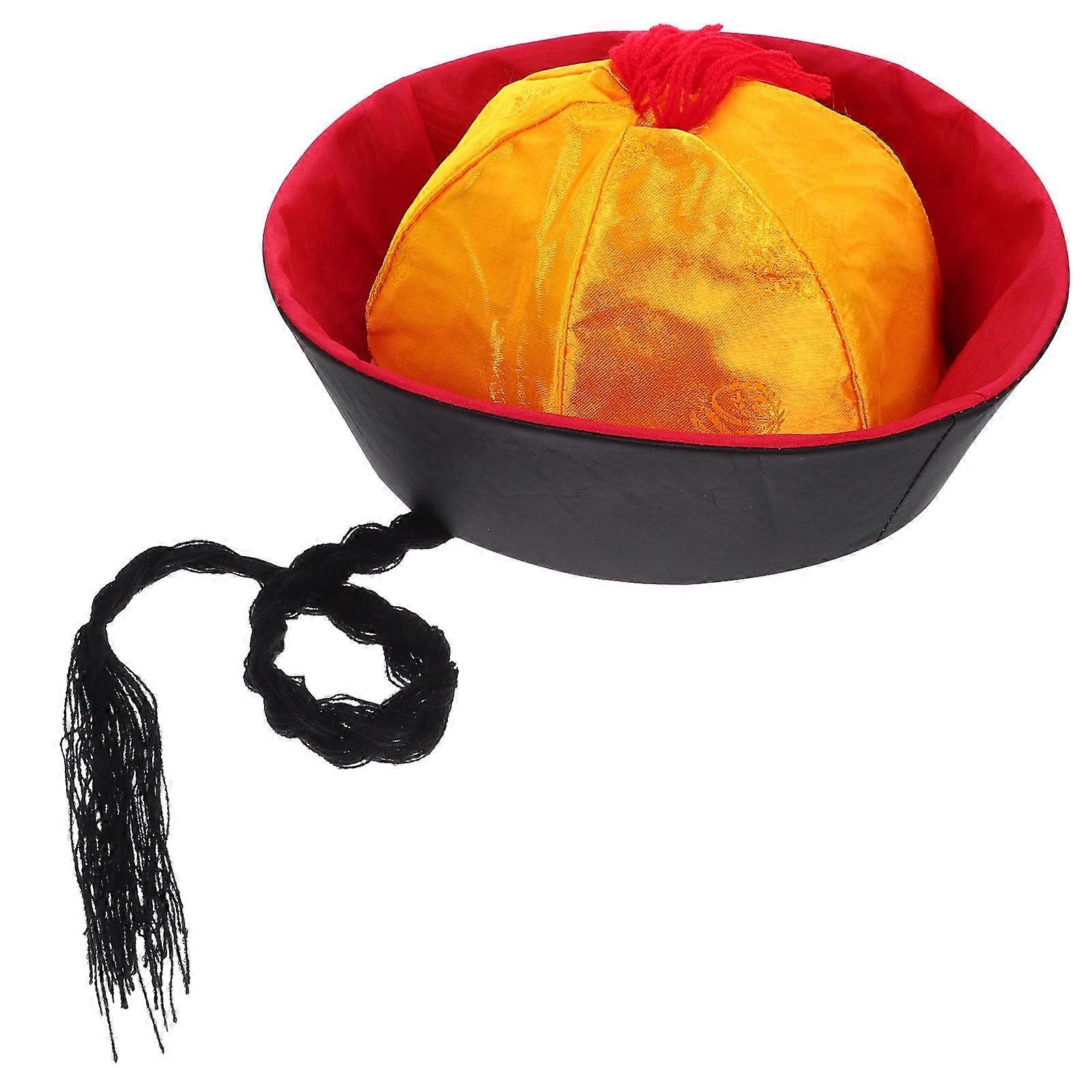 Chinese Ponytail Hat For Cosplay And Performance Events In Multi Colored 1Pack