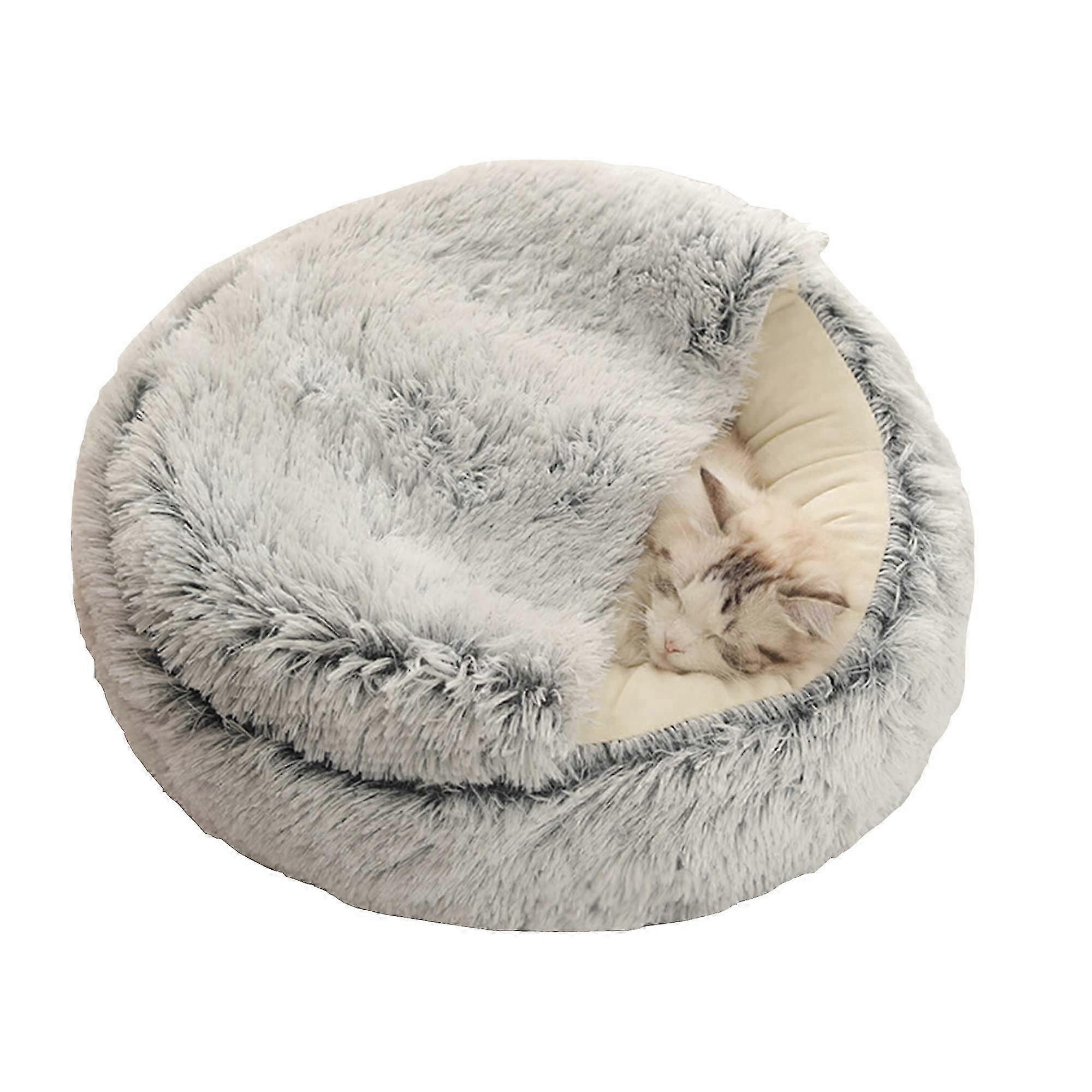 2026 14in Covered Cat Cave Bed