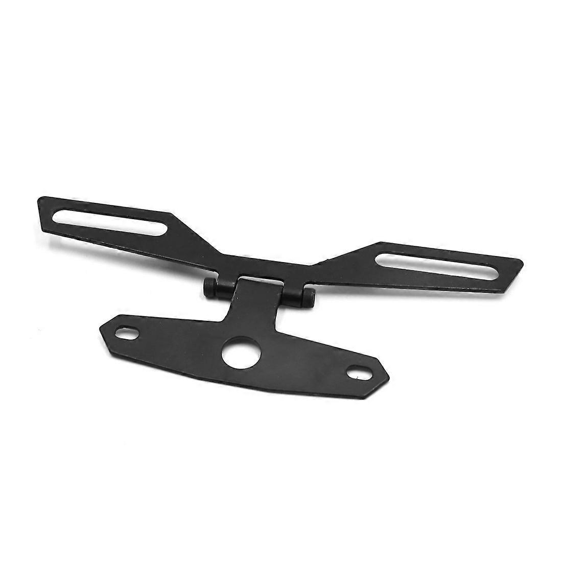 Universal Adjustable Folding Motorcycle License Plate Holder with Tail Light Bracket Mount