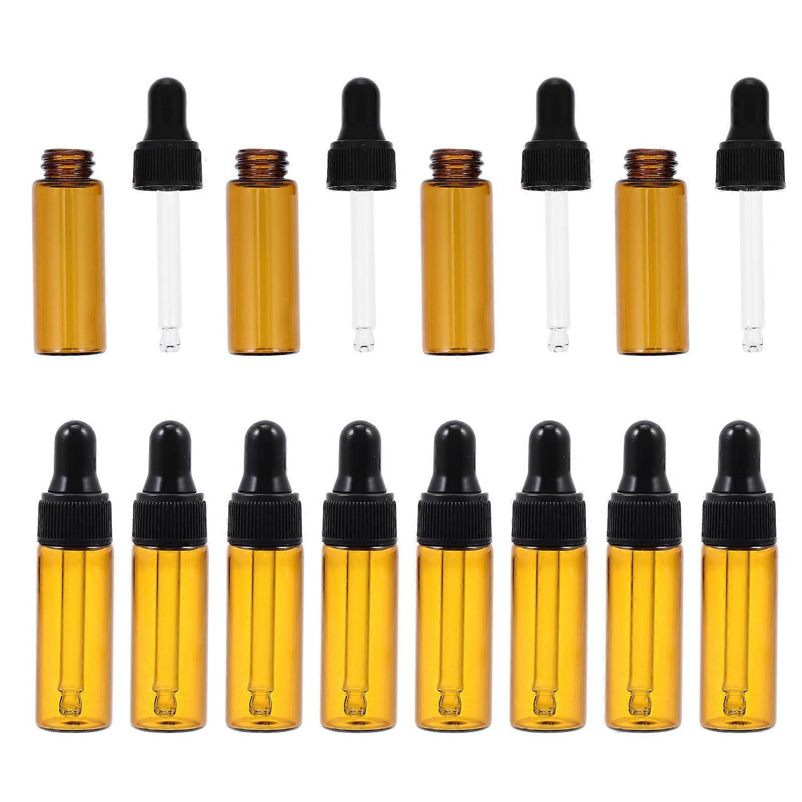Dropper Bottle Glass Container for Essential Oil Storage 20Pcs