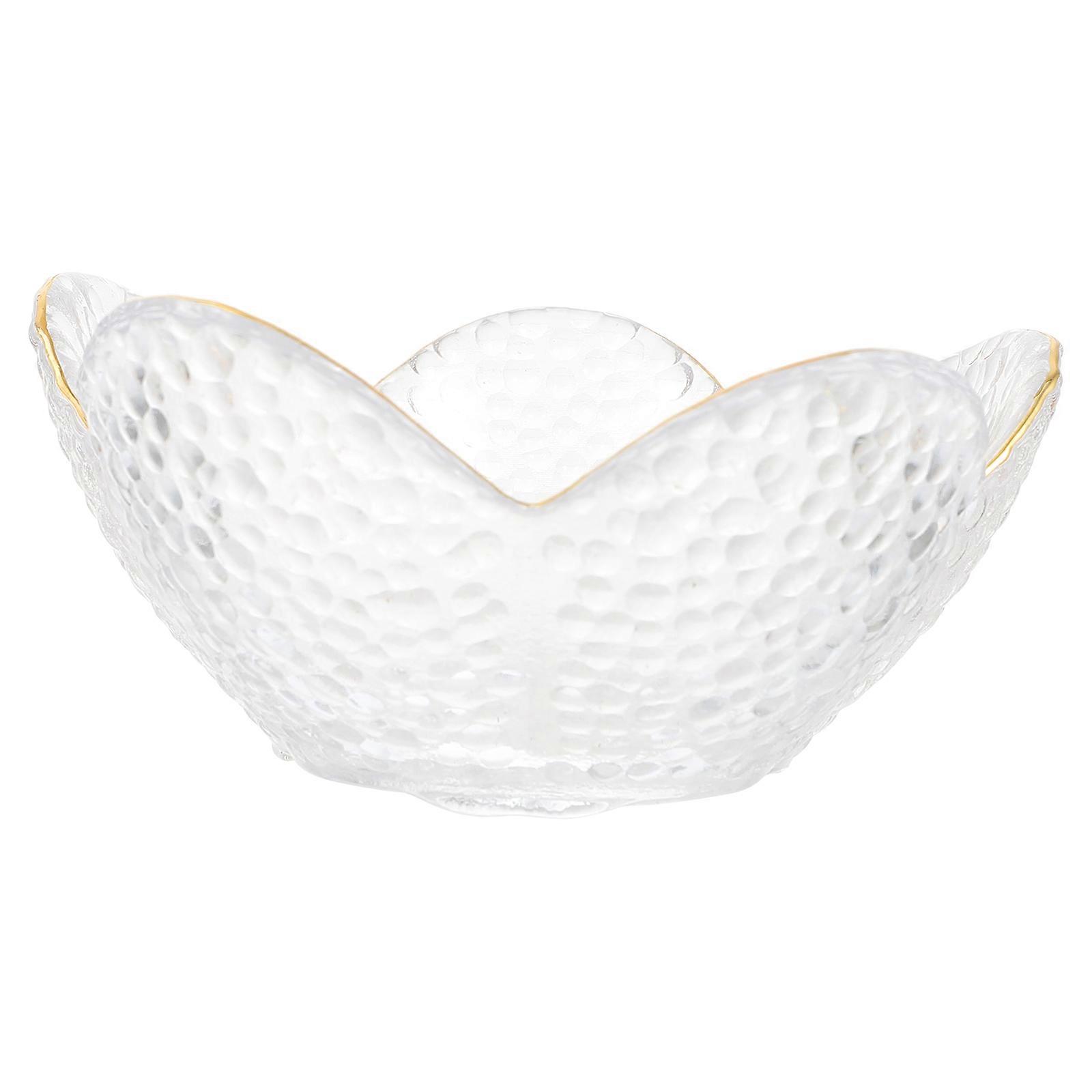 Fruit Container Glass Plate for Storage Use 5Pcs Kitchen Serving