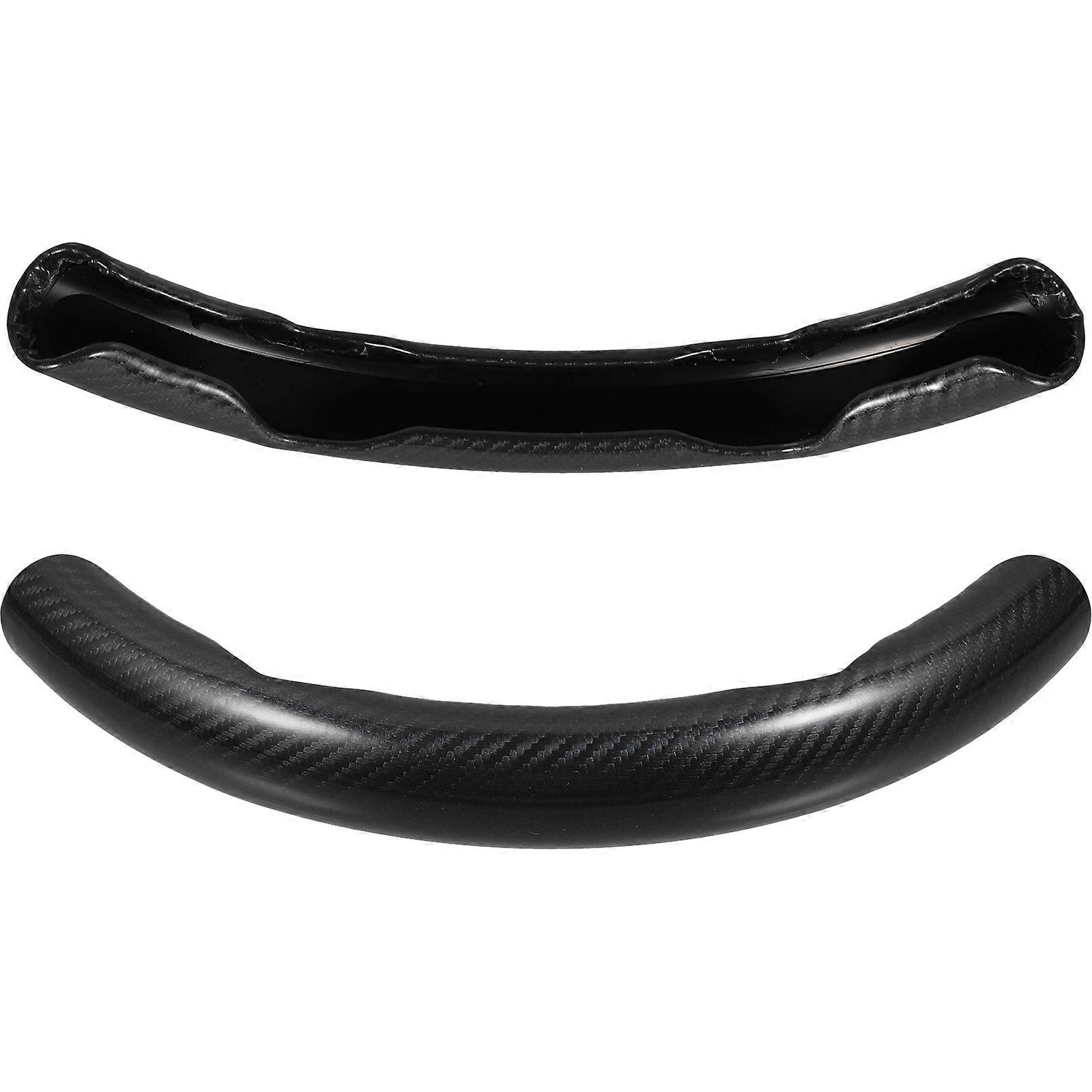 Black Steering Wheel Cover Protector for Car with Anti-Skid Function 4Pairs