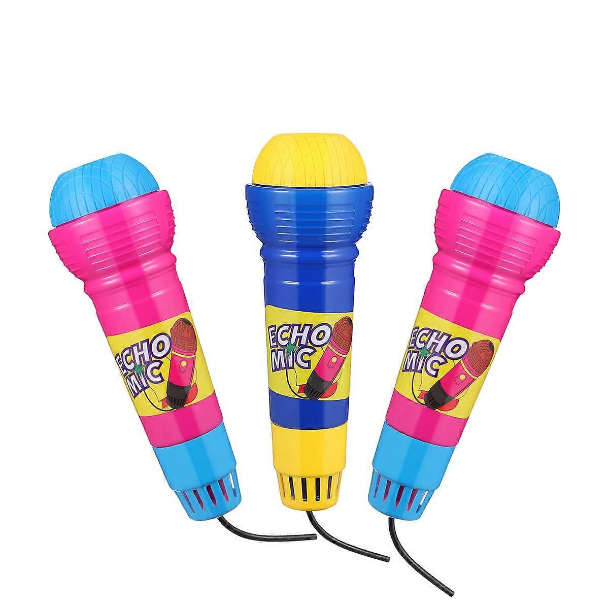 Kids Echo Microphone Yeahibaby Toy for Pretend Play 2Pcs Multicolor Set