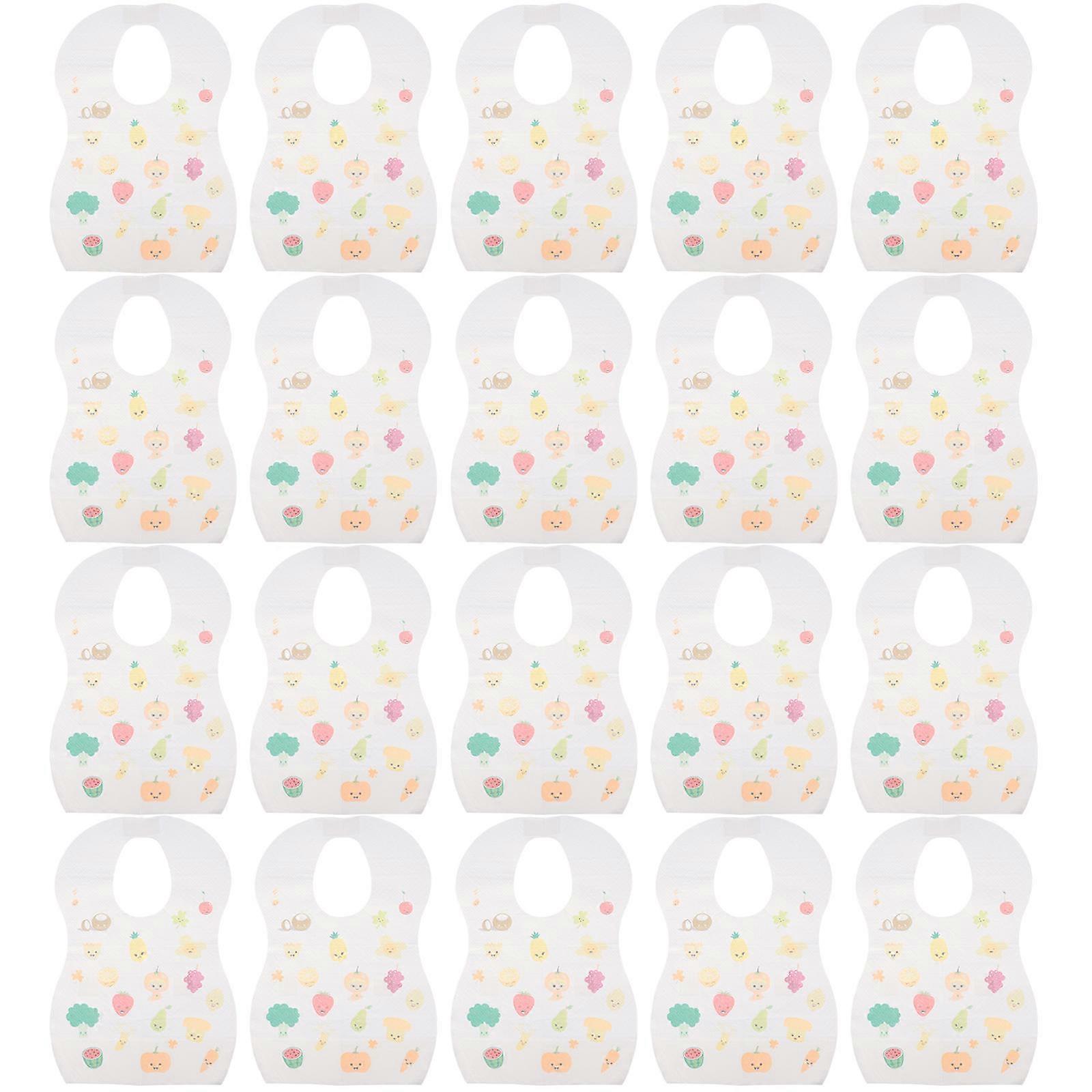 Disposable Baby Bib Clothes Protector for Feeding 20Pcs Pack
