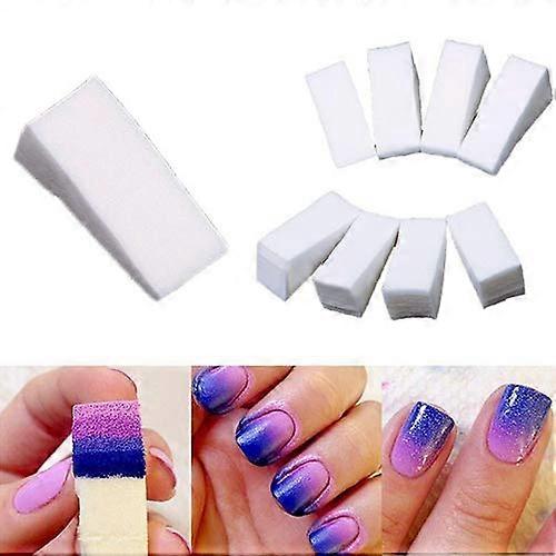 Nail Art Sponge Set for Acrylic Manicure and Gel Nails, Seamless Gradient Application, 8PCS