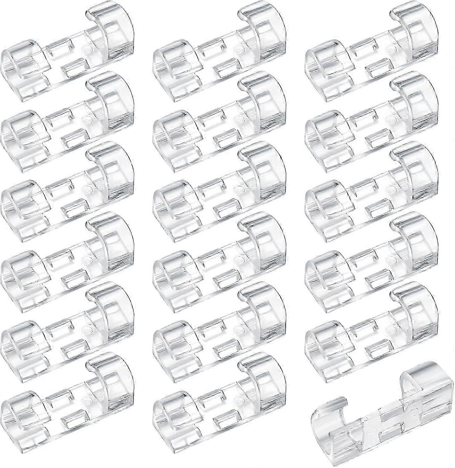 Self-adhesive cable clips, cable holders, cable organizer, 120 pieces