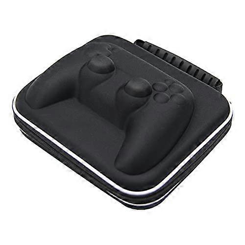 Case for PS5 Controller Shockproof AntiDrop Travel Carrying Bag Black White Trim TYPE B