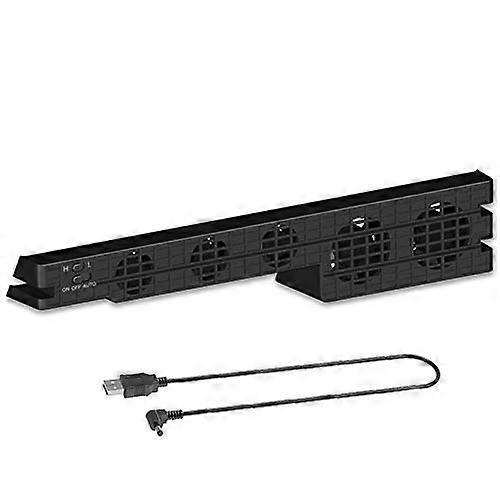Cooling Fan with Turbo Performance, Temperature Control, USB Cable, Vertical Stand 360° Airflow for PS4 Pro
