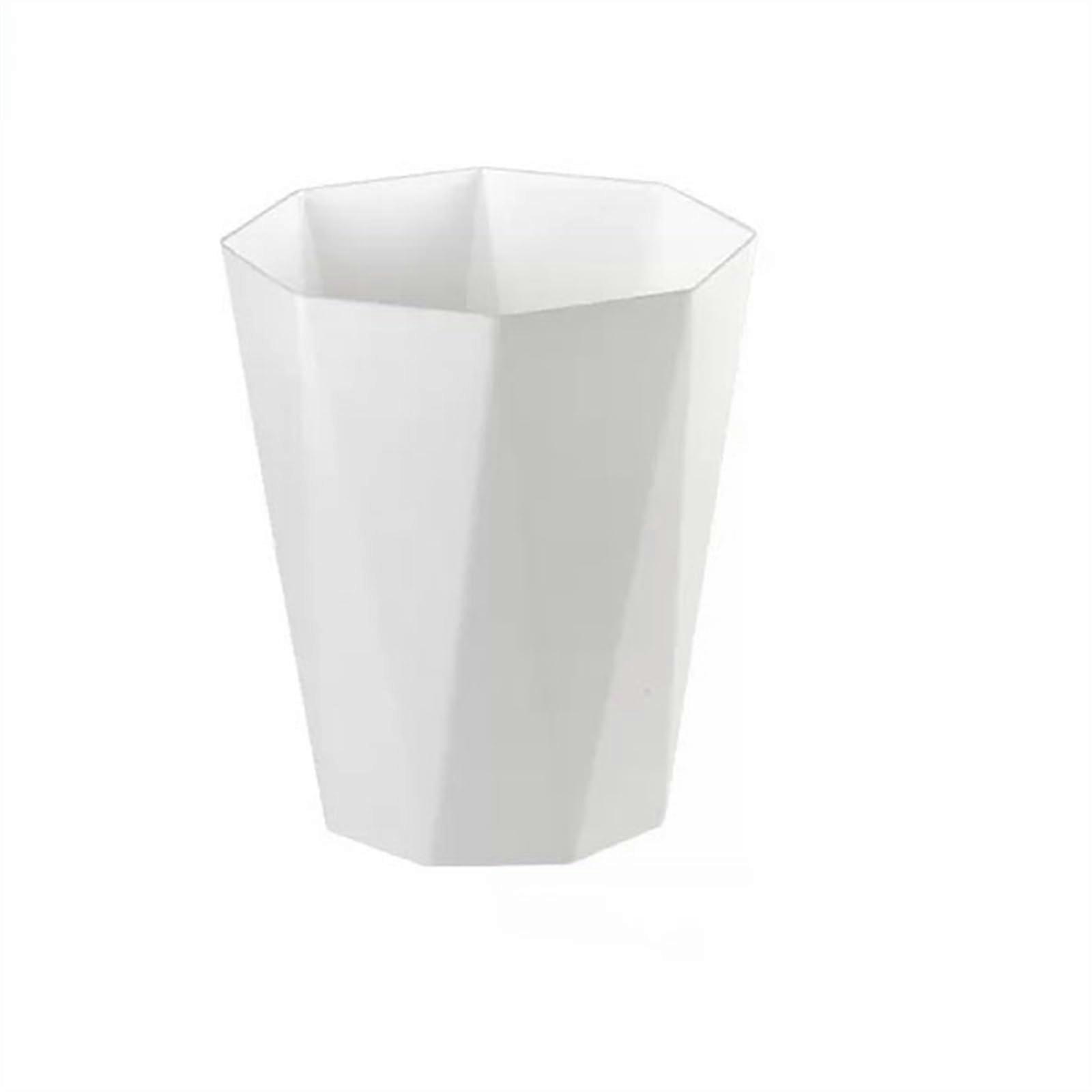 Modern Diamond Shape Kitchen Bathroom Trash Can Large Plastic Waste Bin for Home and Office