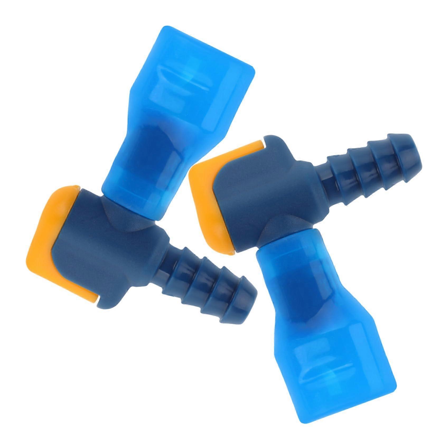 2pcs Hydration Pack Bite Valve Replacement Kit with LeakProof Water Bladder Connector for Outdoor Use