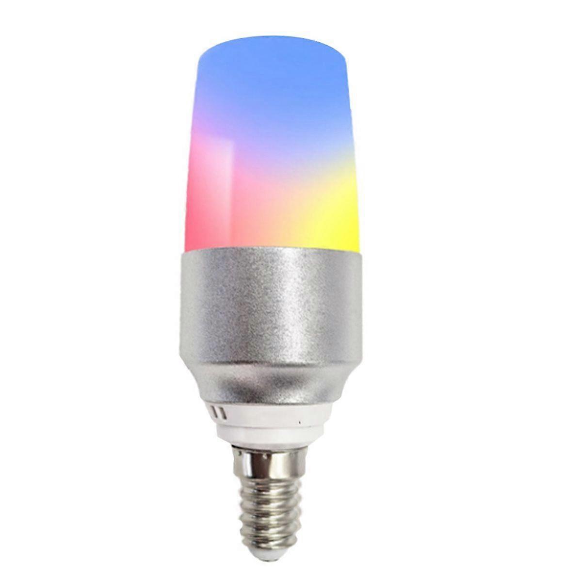 Tuya Zigbee Smart E14 5W LED Light Bulb Life APP Control CCT+RGB Voice Control Color Adjustment for