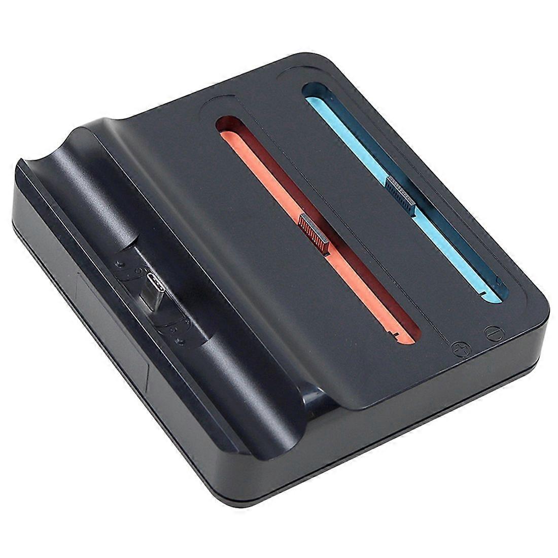 Compatible Charging Dock for Nintendo Switch 2 Controllers and OLED Game Consoles with Screen Mirroring Capability