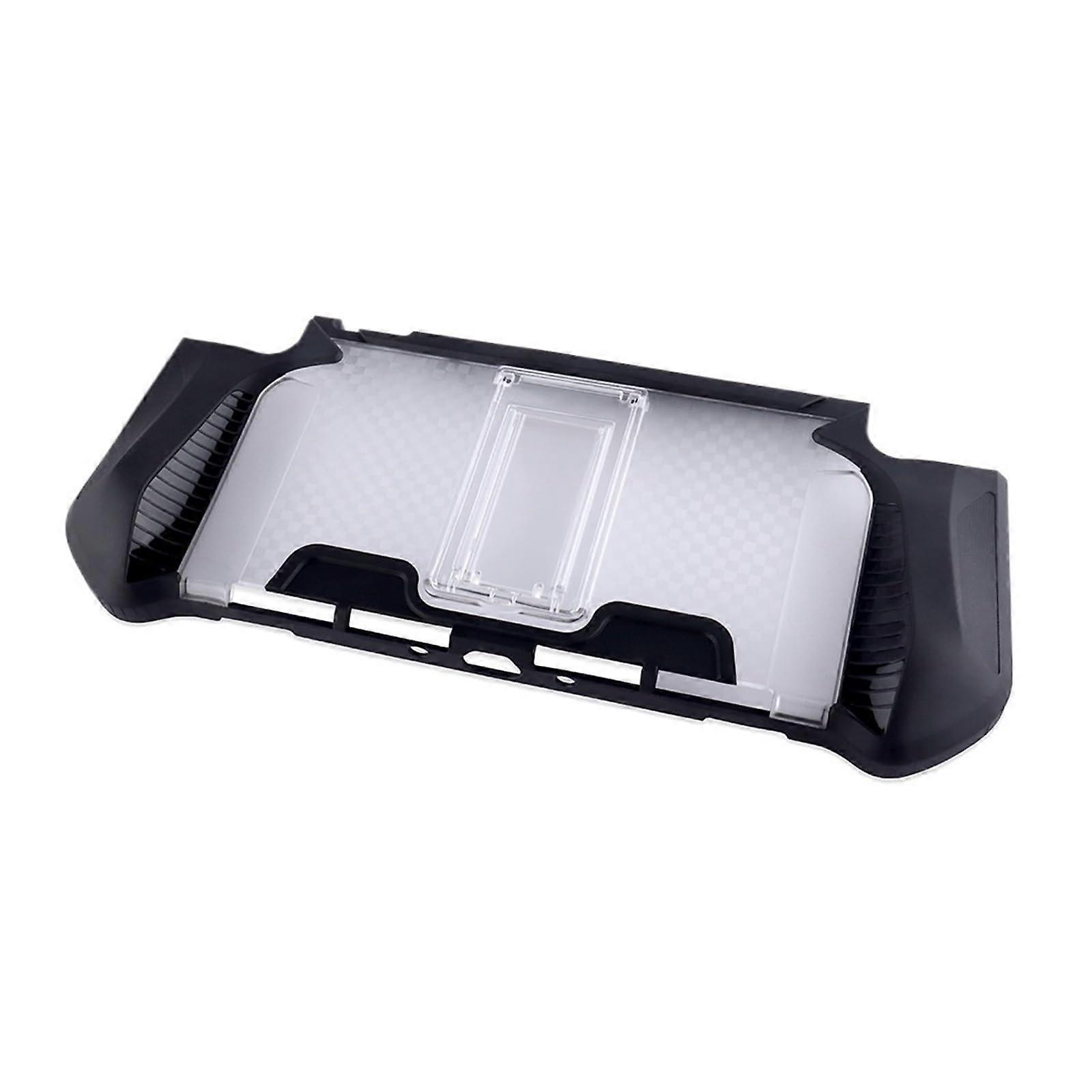 Case for Nintendo Switch OLED Black TPU Protective Cover with Stand ScratchResistant Design