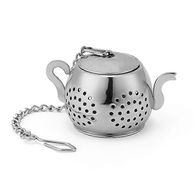 Metal Tea Strainer Teapot Shape Loose Tea