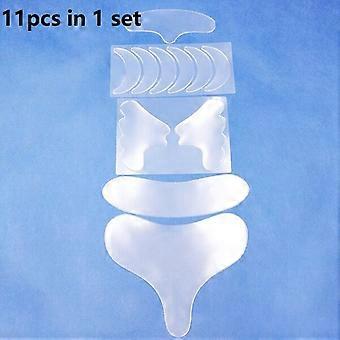 Silicone Anti-Wrinkle Patches Reusable Self-Adhesive for Facial Forehead Neck and Eye Area Care
