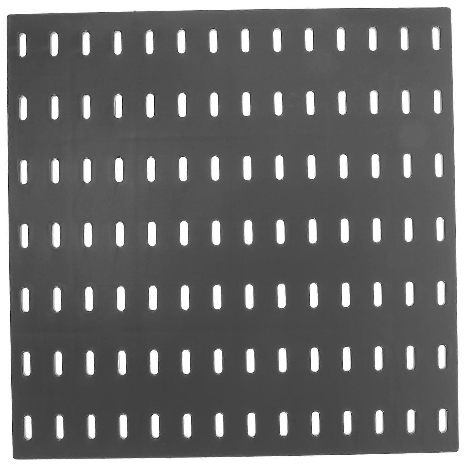Pegboard Wall Organizer No Drill 28x28cm Plastic Panel for Garage Kitchen SpaceSaving Tool Storage
