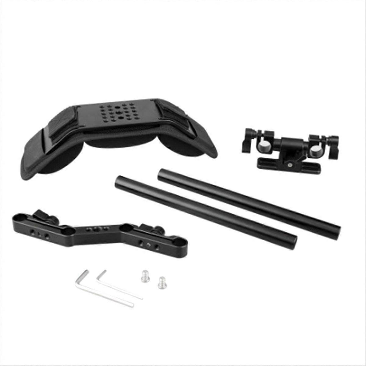 Shoulder Mount Rig With 15mm Rod Support & Shoulder Pad