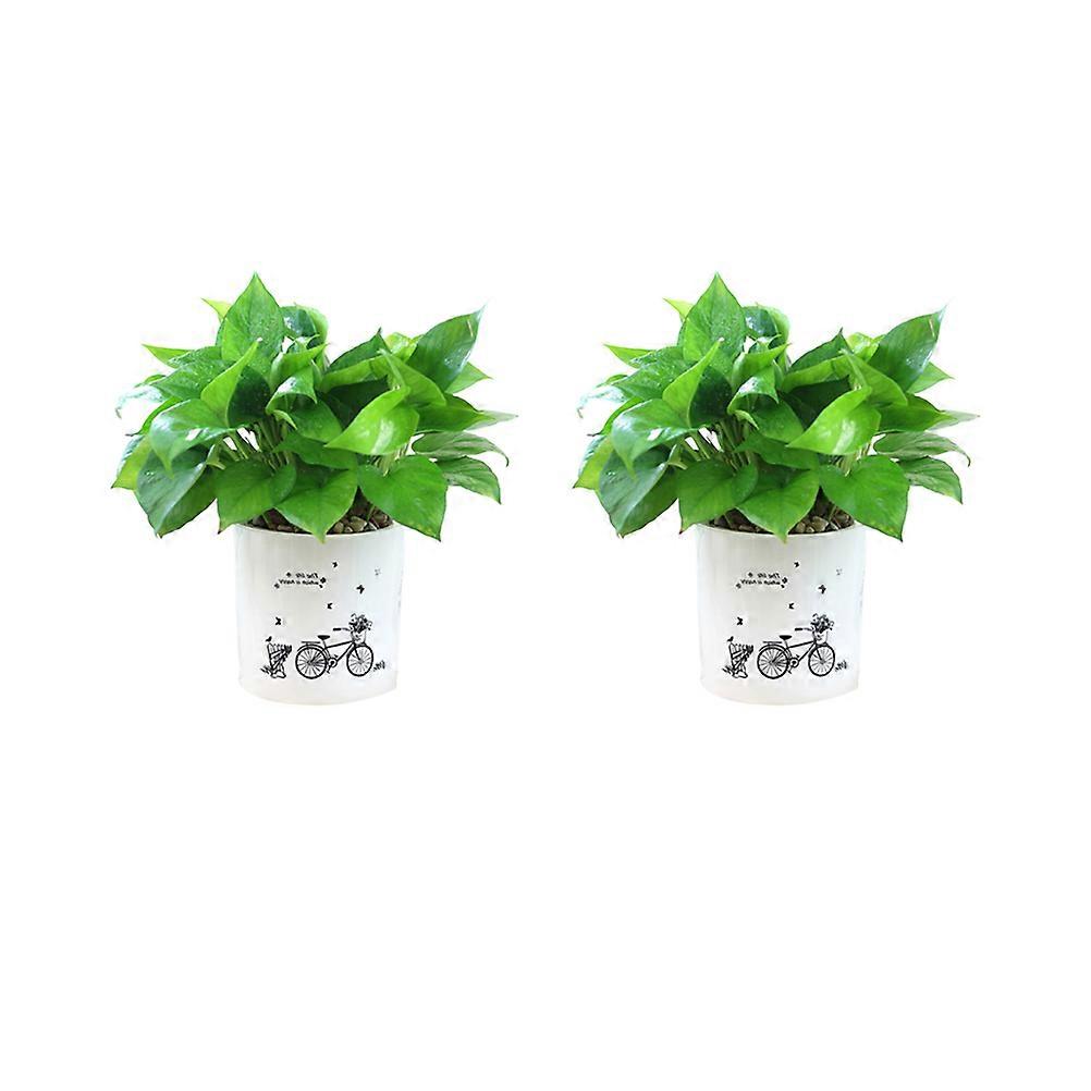 Plants Holder Plastic Flower Pot for Self Watering 4Pcs Set