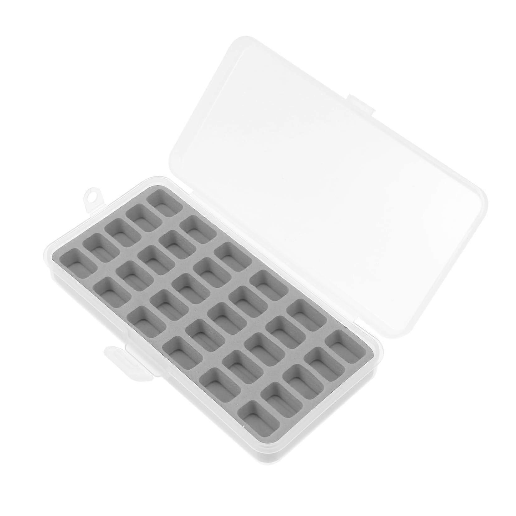 30Slot Bobbin Storage Case with Tangle Design, Durable Sewing Thread Organizer for Crafts