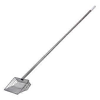 Ergonomic Metal Chicken Coop Cleaning Scooper with Extendable Handle and NonSlip Comfortable Grip