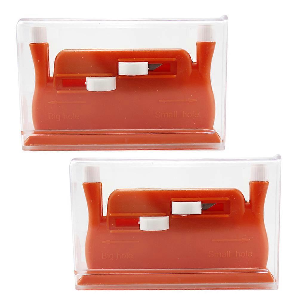 Threading Device Double-Head Needle Threader for Sewing 4Pcs Red