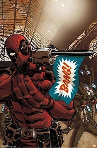 DEADPOOL - BANG COMIC Träpussel MARVEL COMICS 14732 -A1838