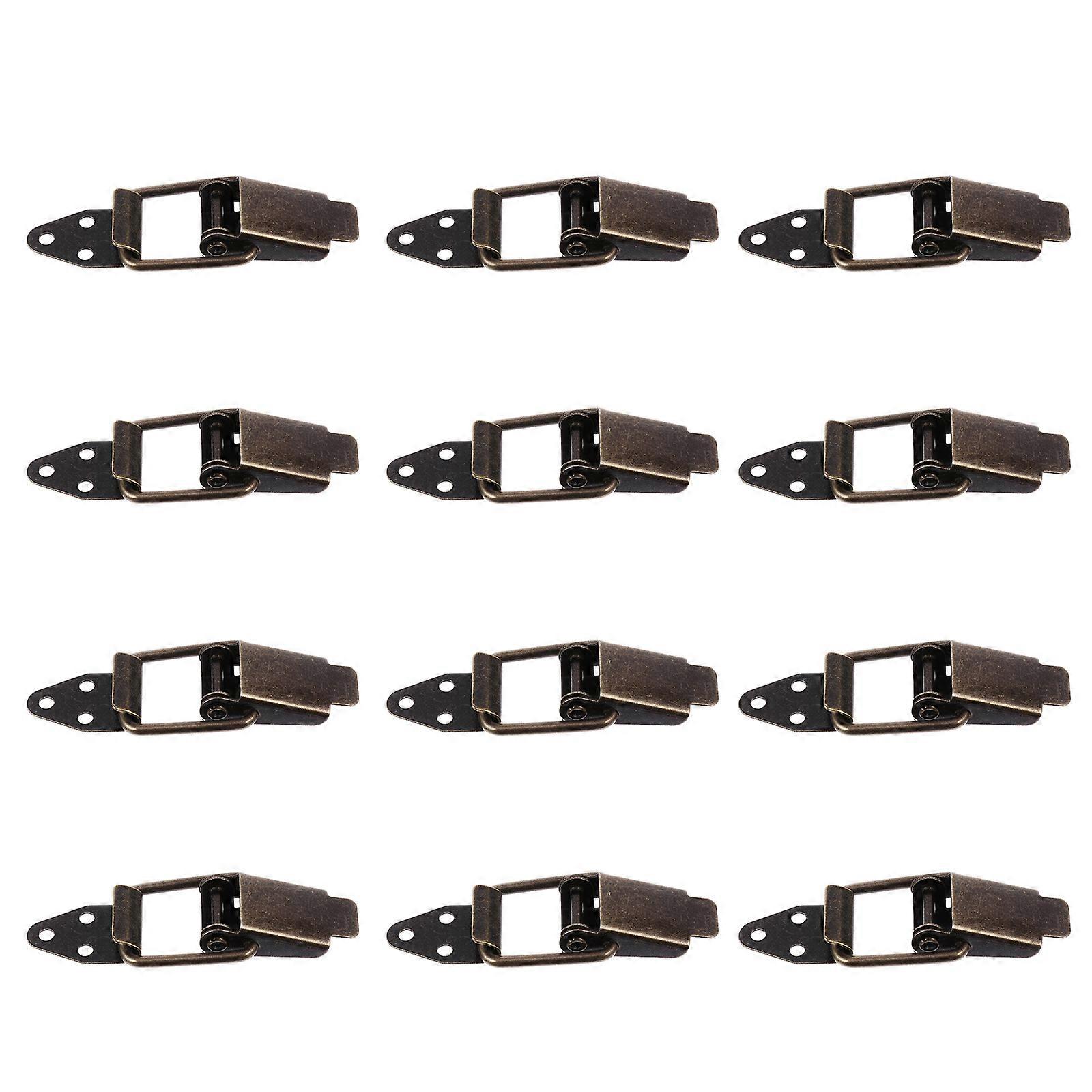 Iron Spring Loaded Toggle Latch Catch for Box 12Pcs Durable