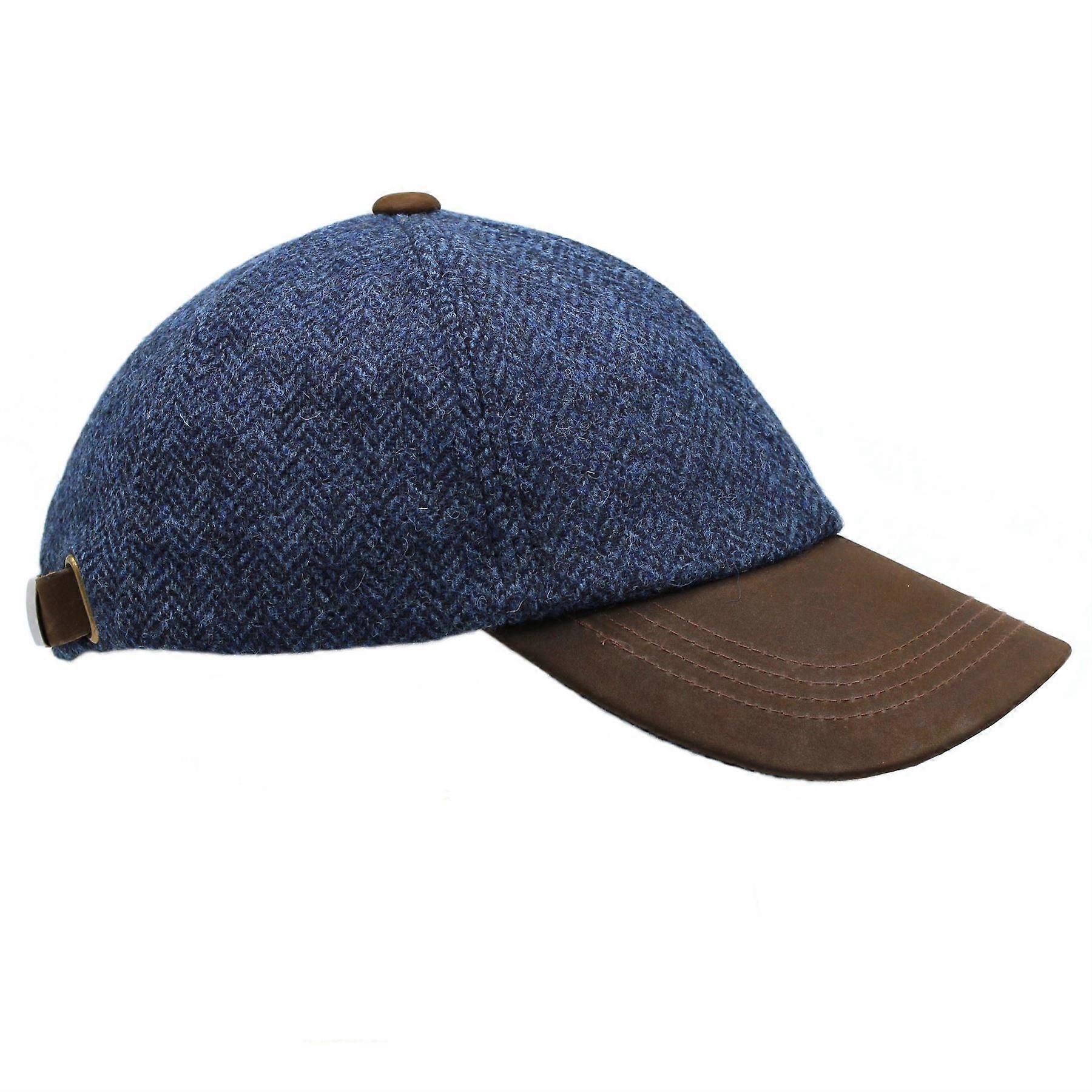 Sutton Tweed Baseball Cap ZH105 Harbour